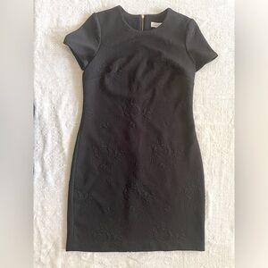 Calvin Klein Embossed Black Dress
